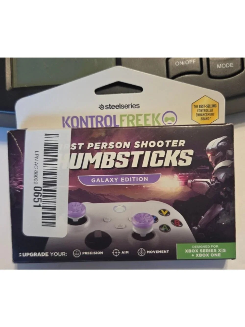 KontrolFreek 2 Pack FPS Freek Galaxy Purple Thumb Sticks Xbox One & Series X